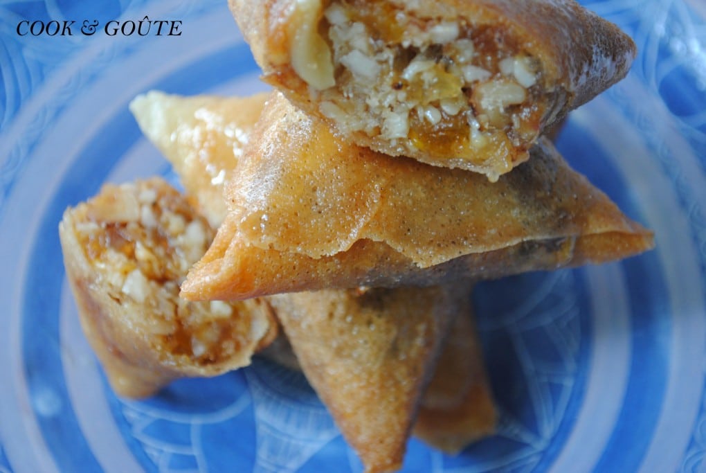 Briouates aux fruits secs 