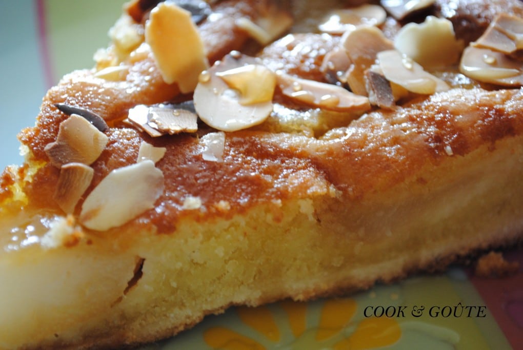 Tarte amandine aux poires