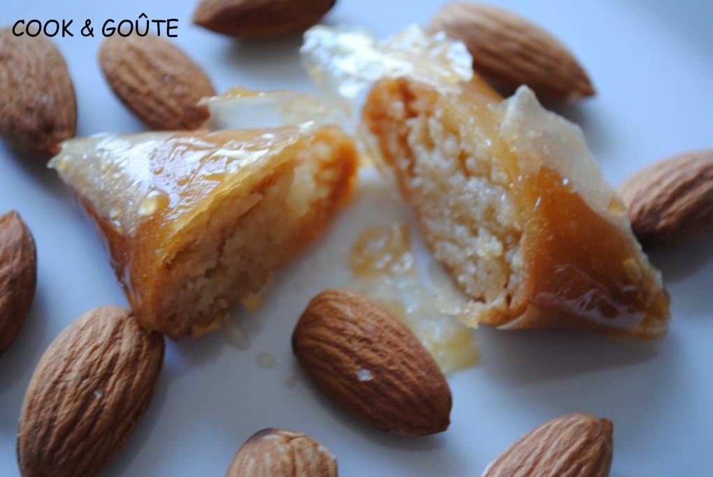 Briouates aux amandes