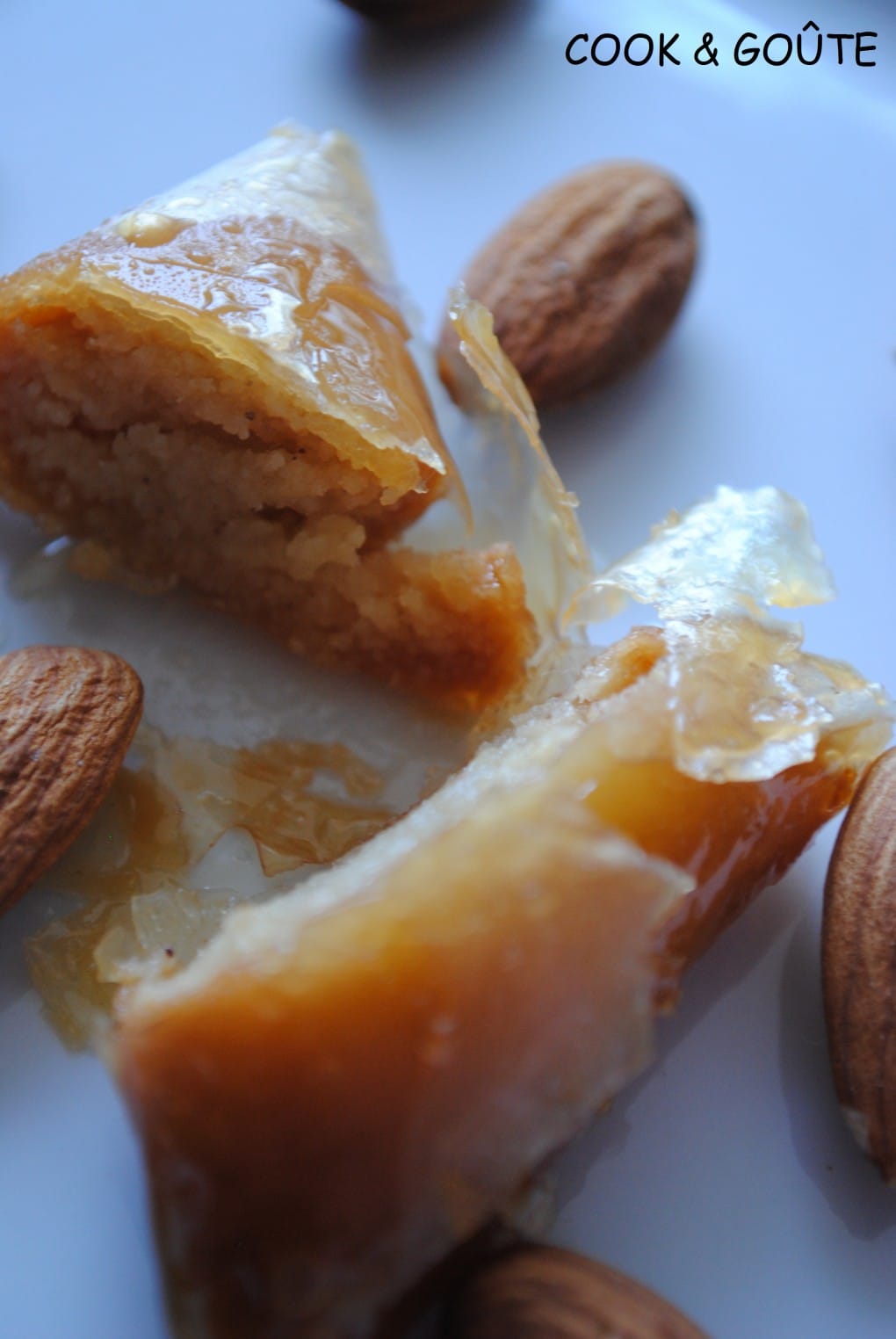 Briouates aux amandes