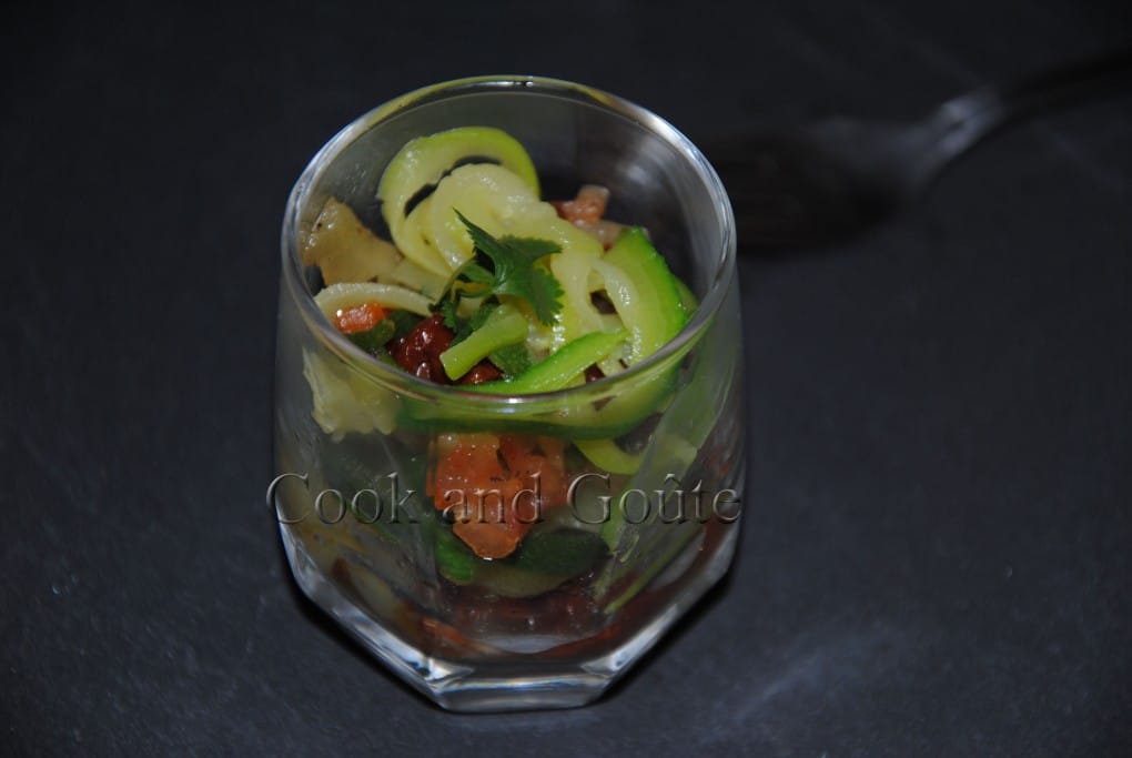 Spaghettis de courgettes 