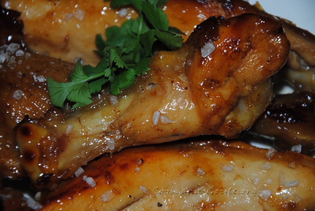 Poulet laqué 
