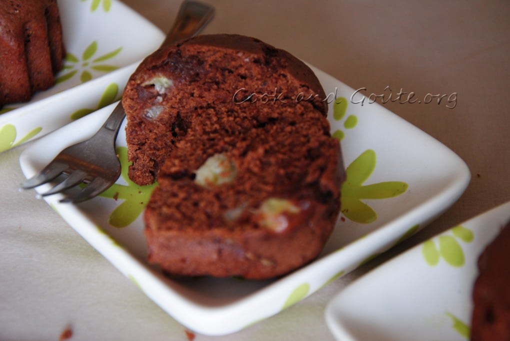 Muffins au chocolat noir 