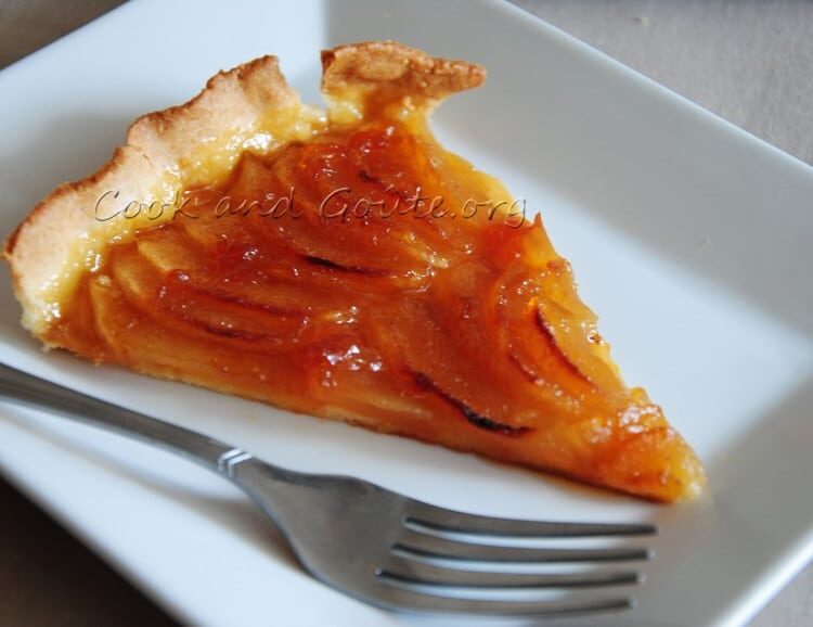 Tarte aux pommes caramélisées au miel