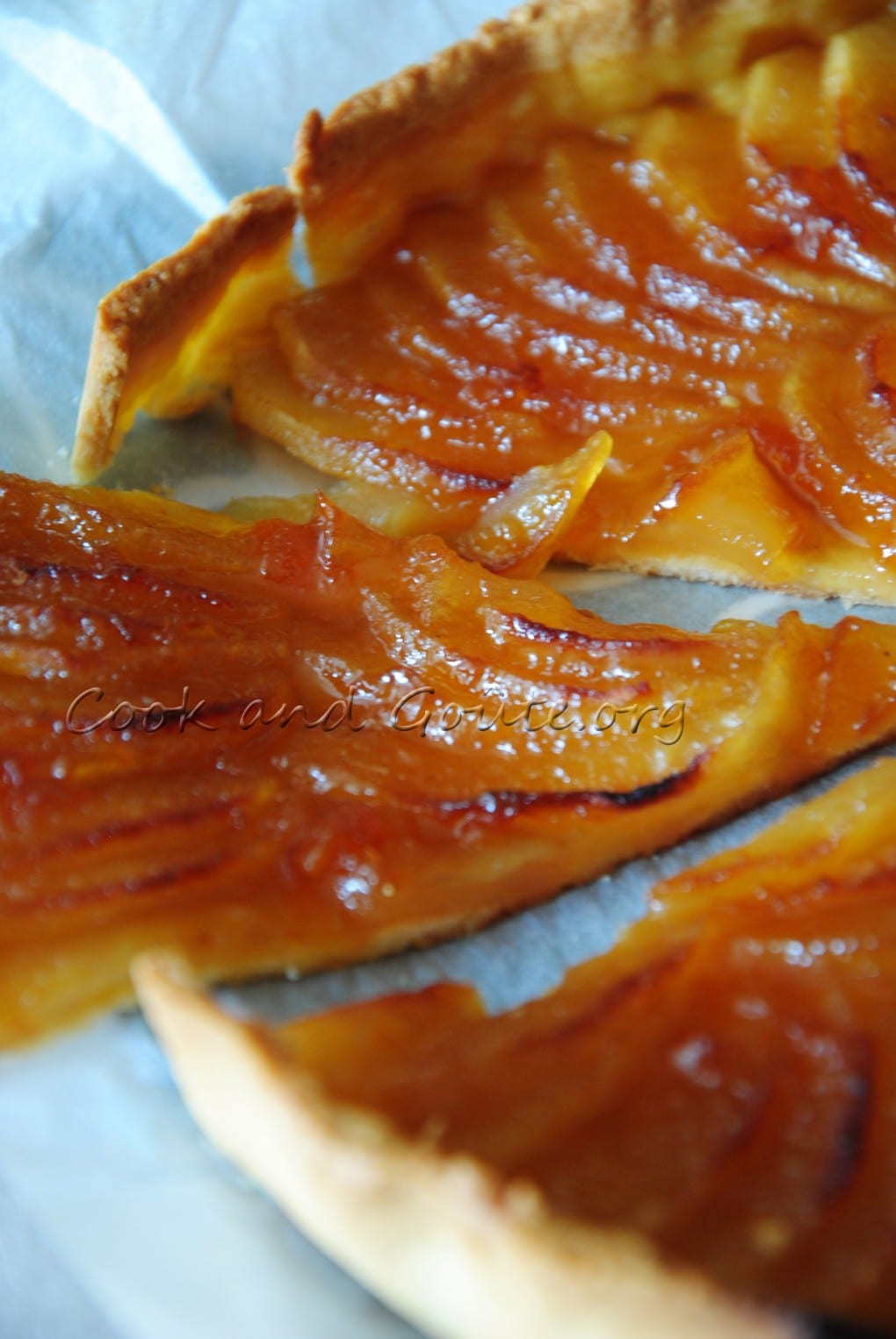 Tarte aux pommes caramélisées 