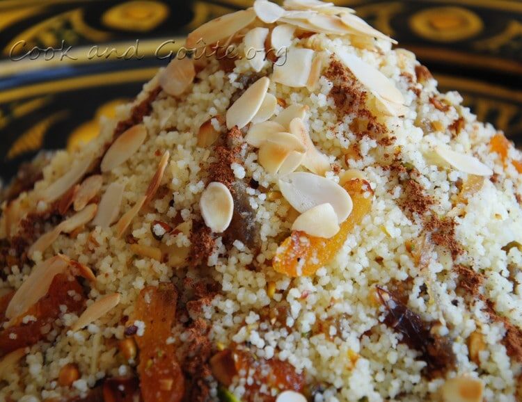 Couscous de cérémonie aux fruits secs