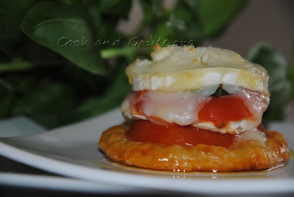 Feuilletés aux tomates