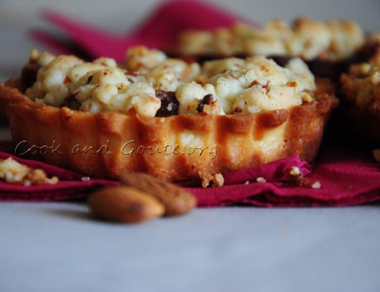 Tartelettes aux pommes et aux figues façon crumble