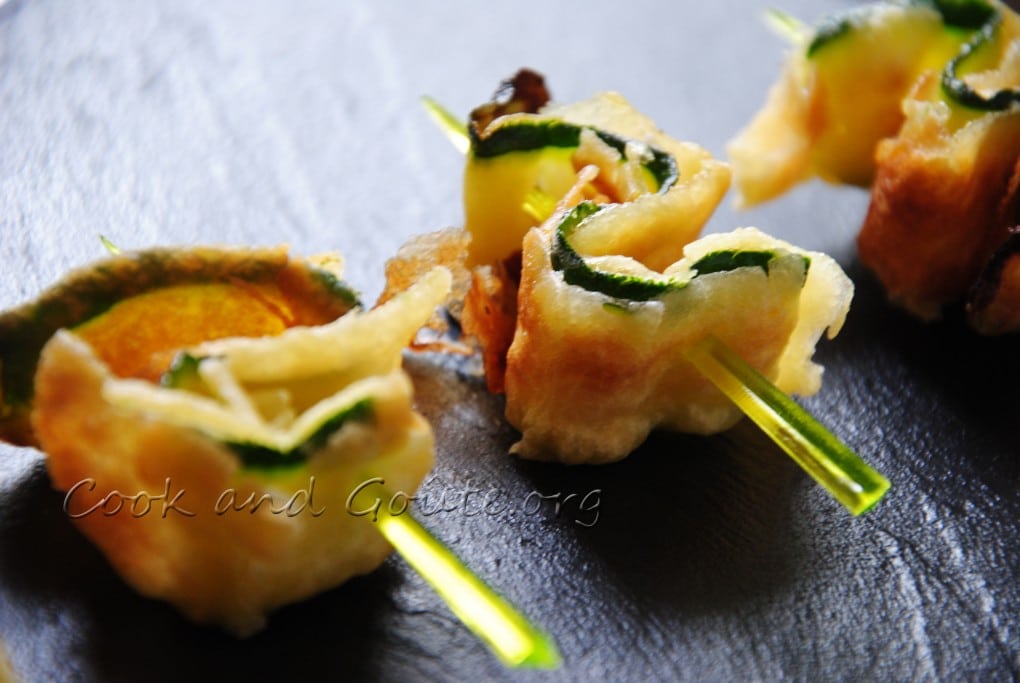 Beignets de courgette 