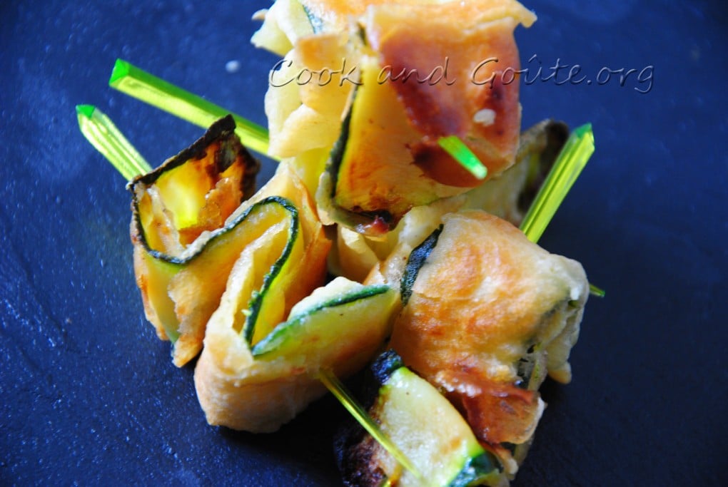 Beignets de courgette à la Cyril Lignac Beignets de courgette
