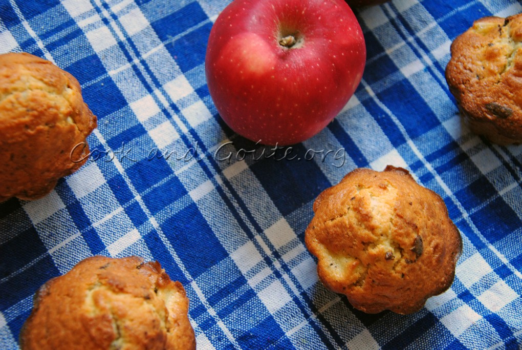 Muffins pommes