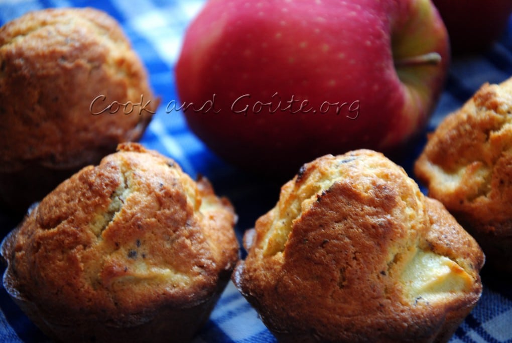 Muffins pommes