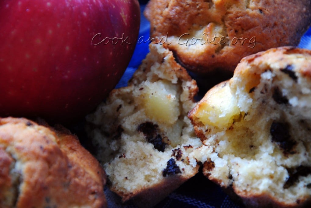 Muffins pommes