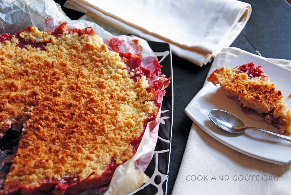 Crumble aux fraises 