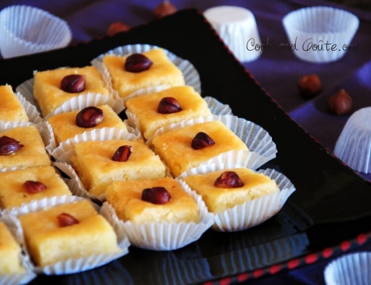 Basboussa aux amandes… une belle version!
