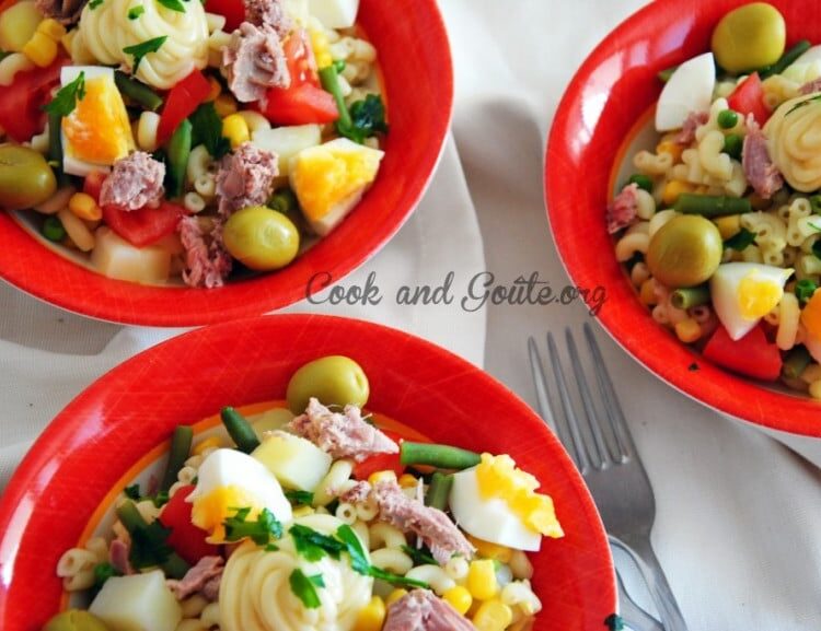 Salade de pâte niçoise