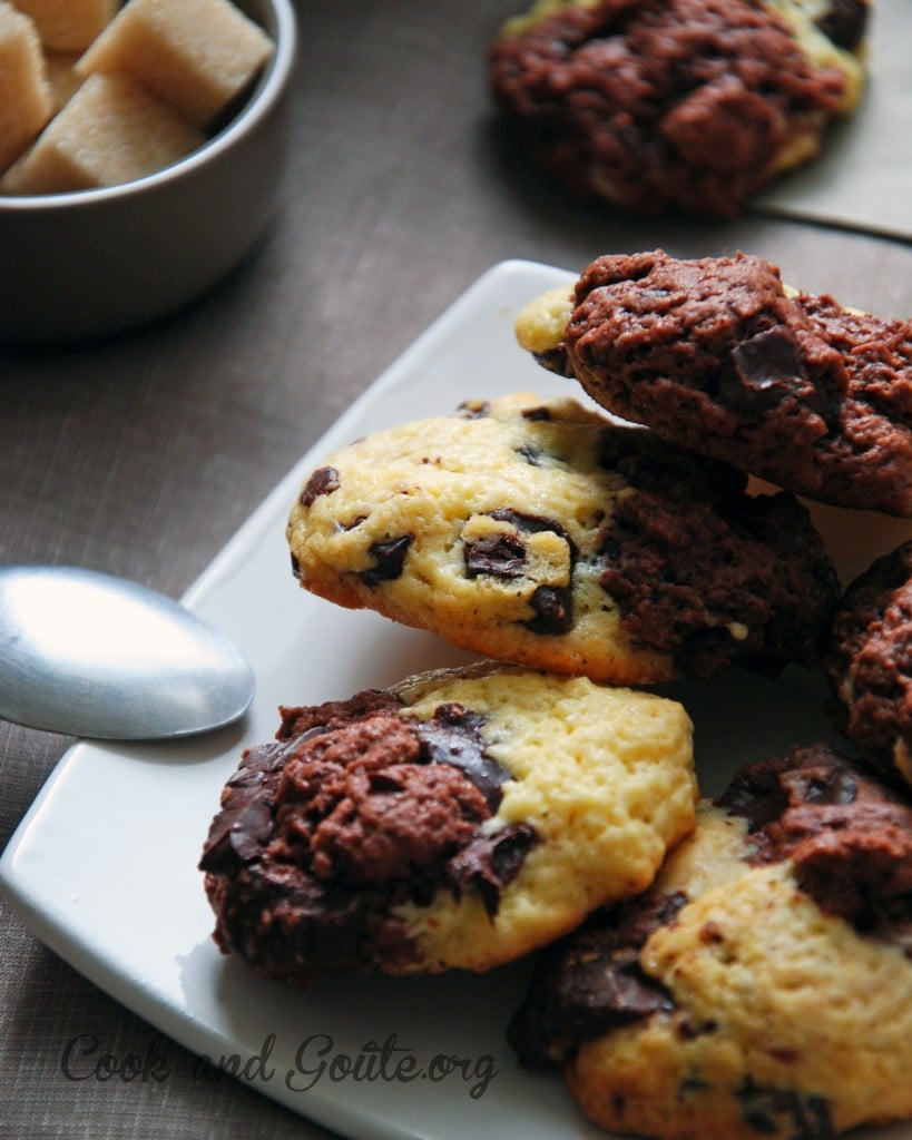 cookies marbrés