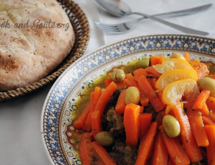Tajine d’agneau aux carottes