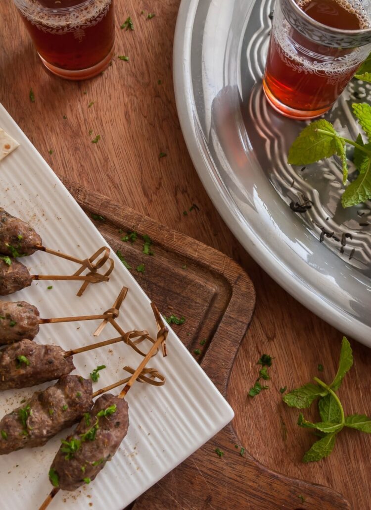 Brochettes de kefta d’agneau façon marocaine