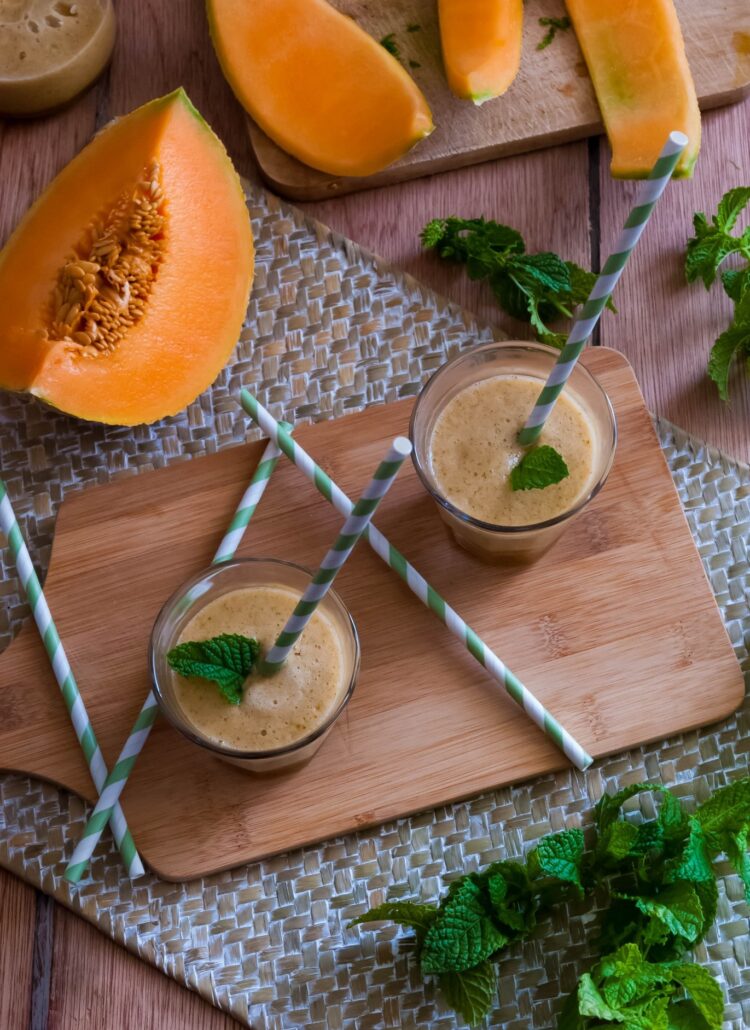 Gaspacho de melon à la menthe, … tout frais !