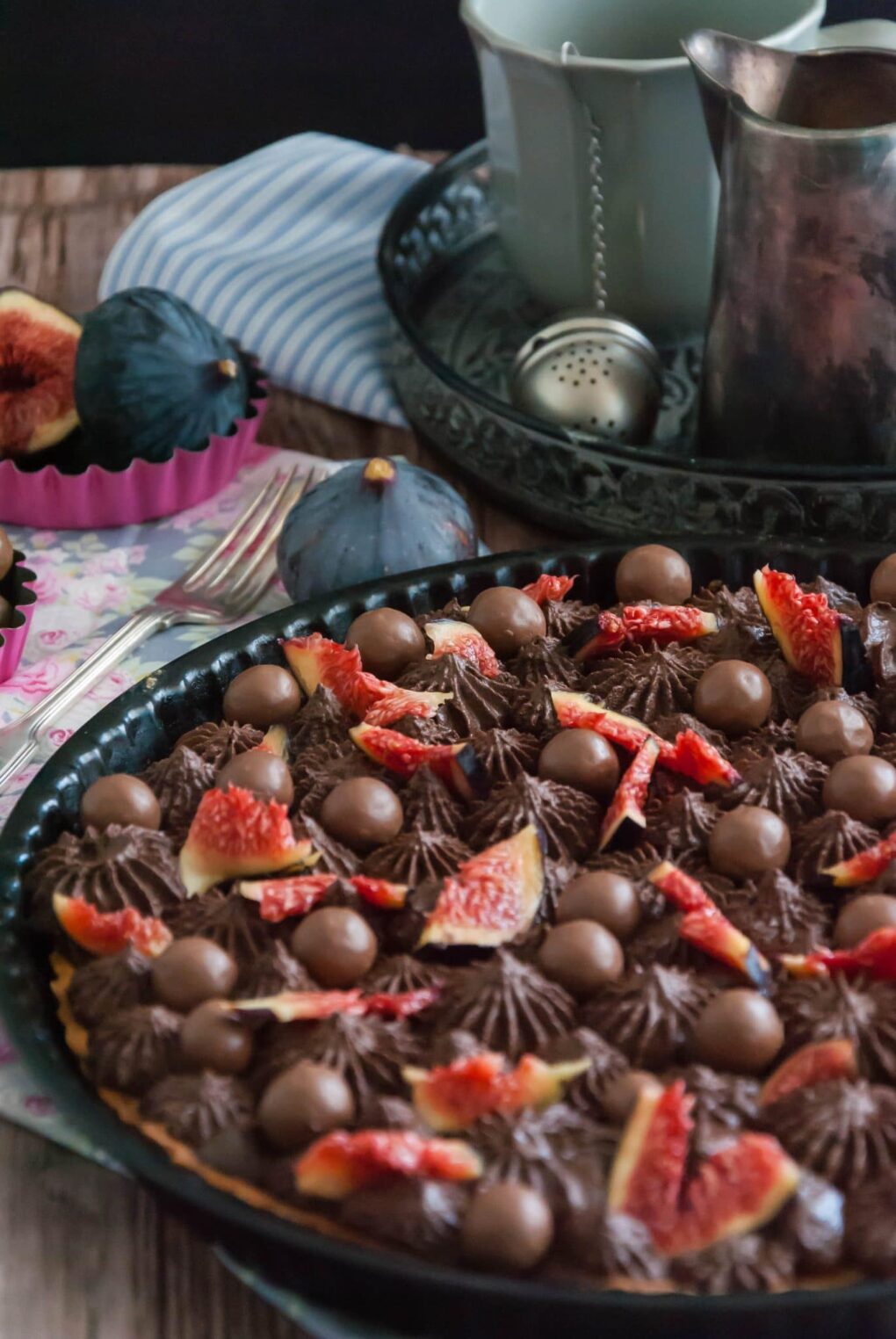 TARTE MOUSSE AU CHOCOLAT 