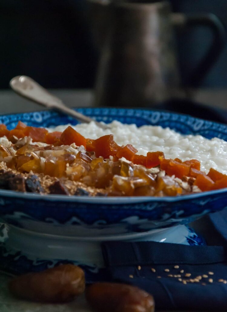 Riz au lait aux fruits secs