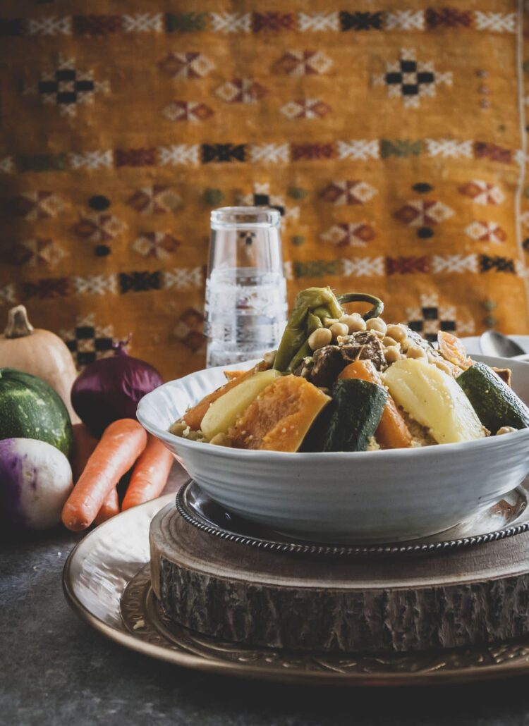 Couscous traditionnel au boeuf et légumes