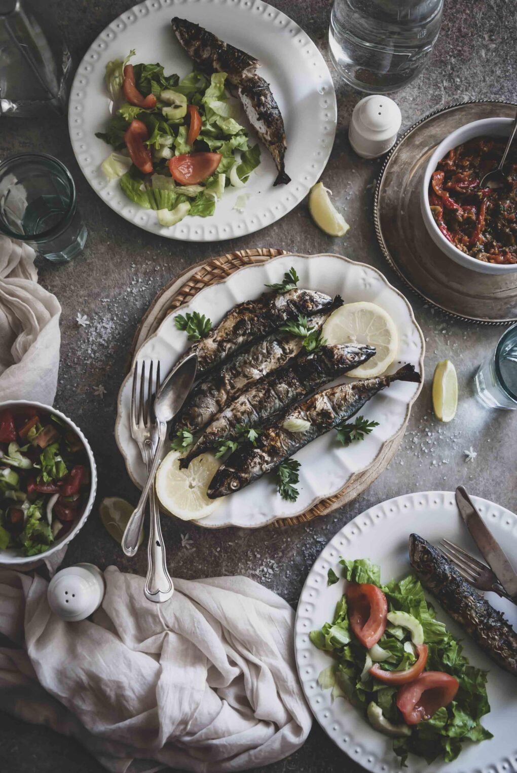 poisson au barbecue
