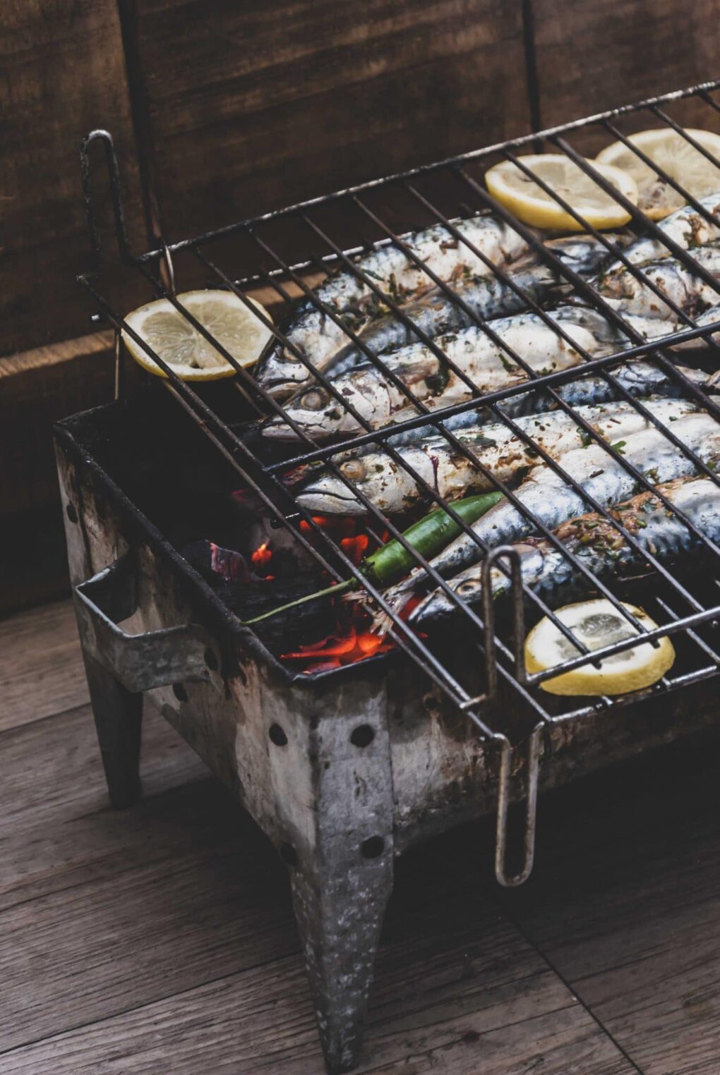 Poisson au barbecue