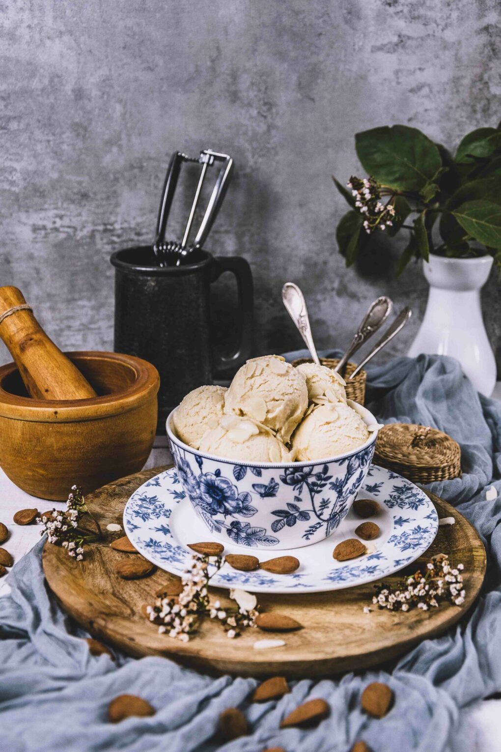 glace aux amandes