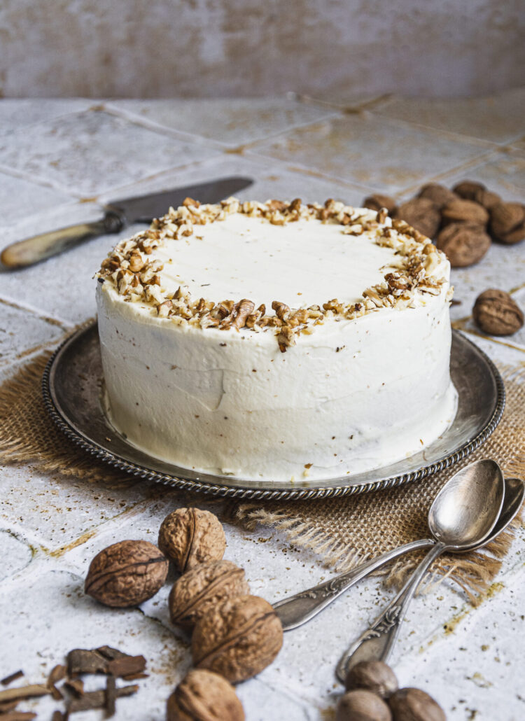 Carotte cake aux noix et aux épices